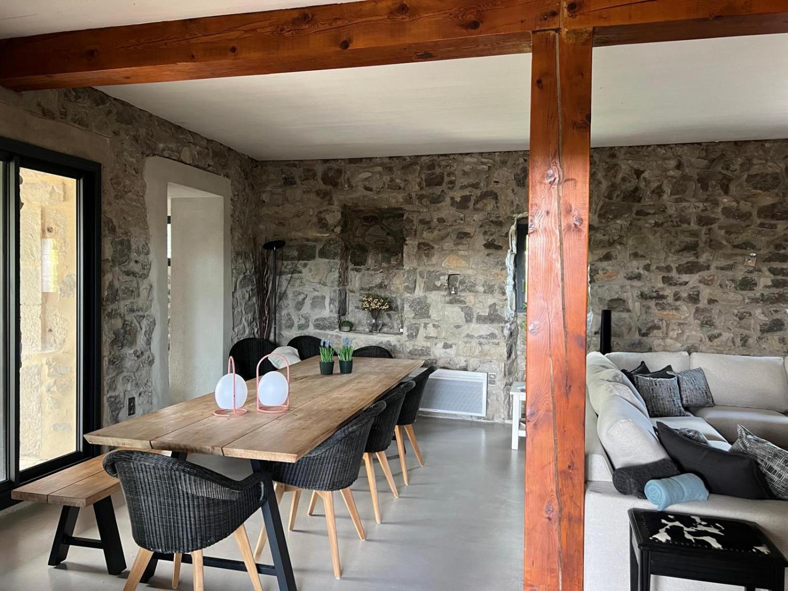 فيلا Luxurious Family House With Pool In Ardeche. لي فان المظهر الخارجي الصورة